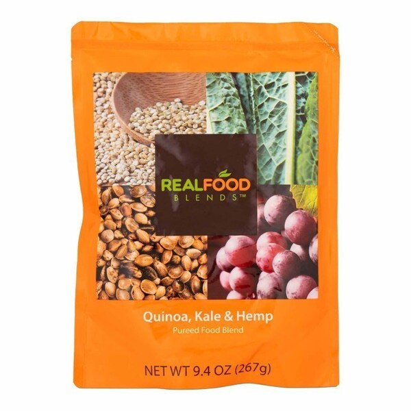 Real Food Blends Tube Feeding Formula Quinoa / Kale / Hemp Flavor